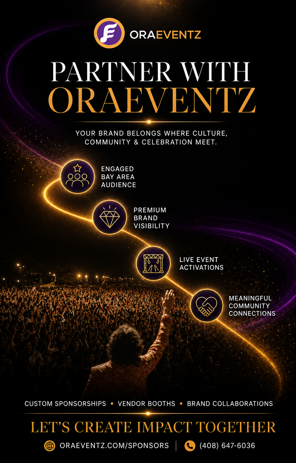 Partner with OraEventz — sponsorship benefits for Bay Area cultural events