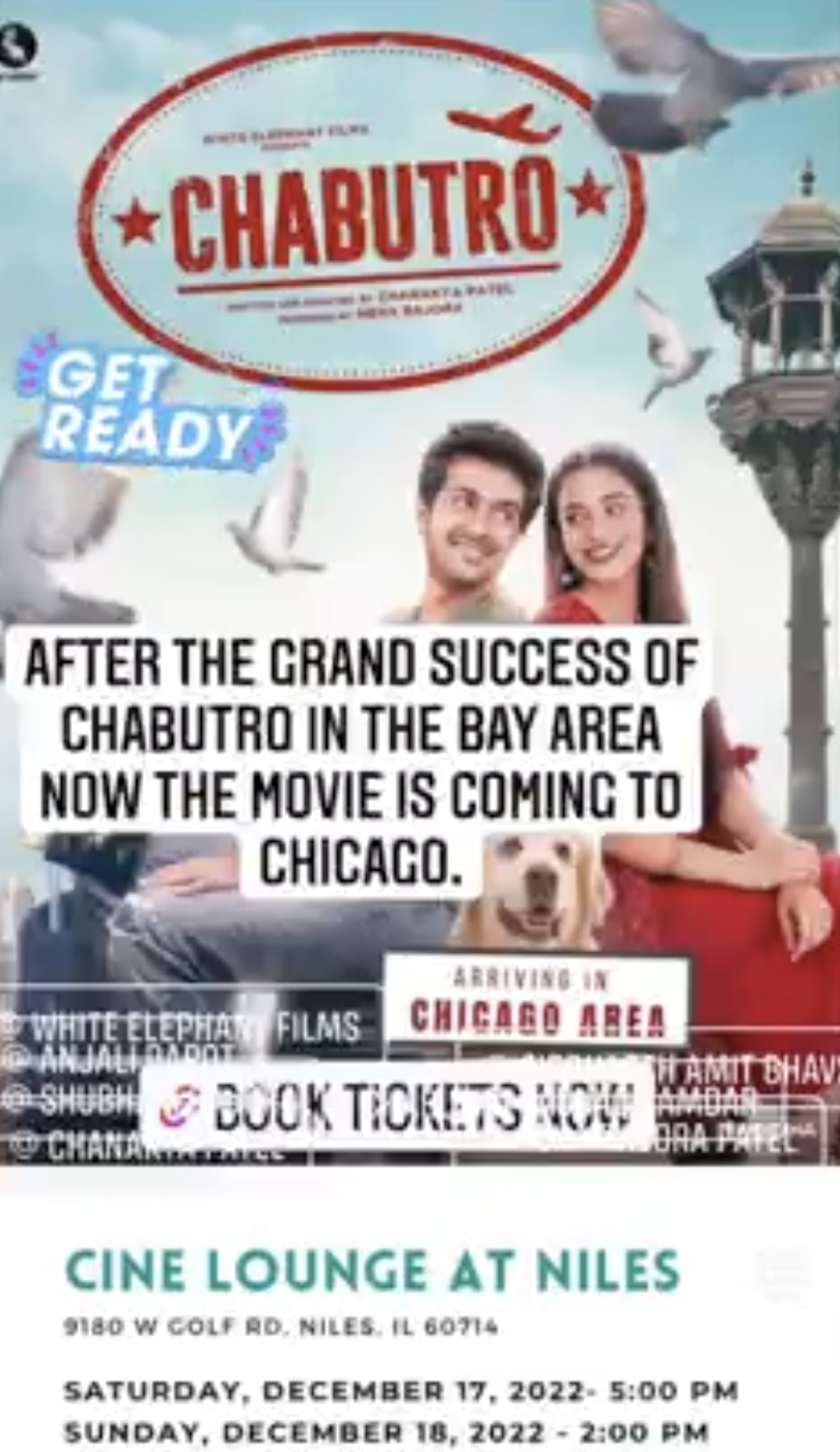 Chabutro Gujarati movie screening hosted by OraEventz